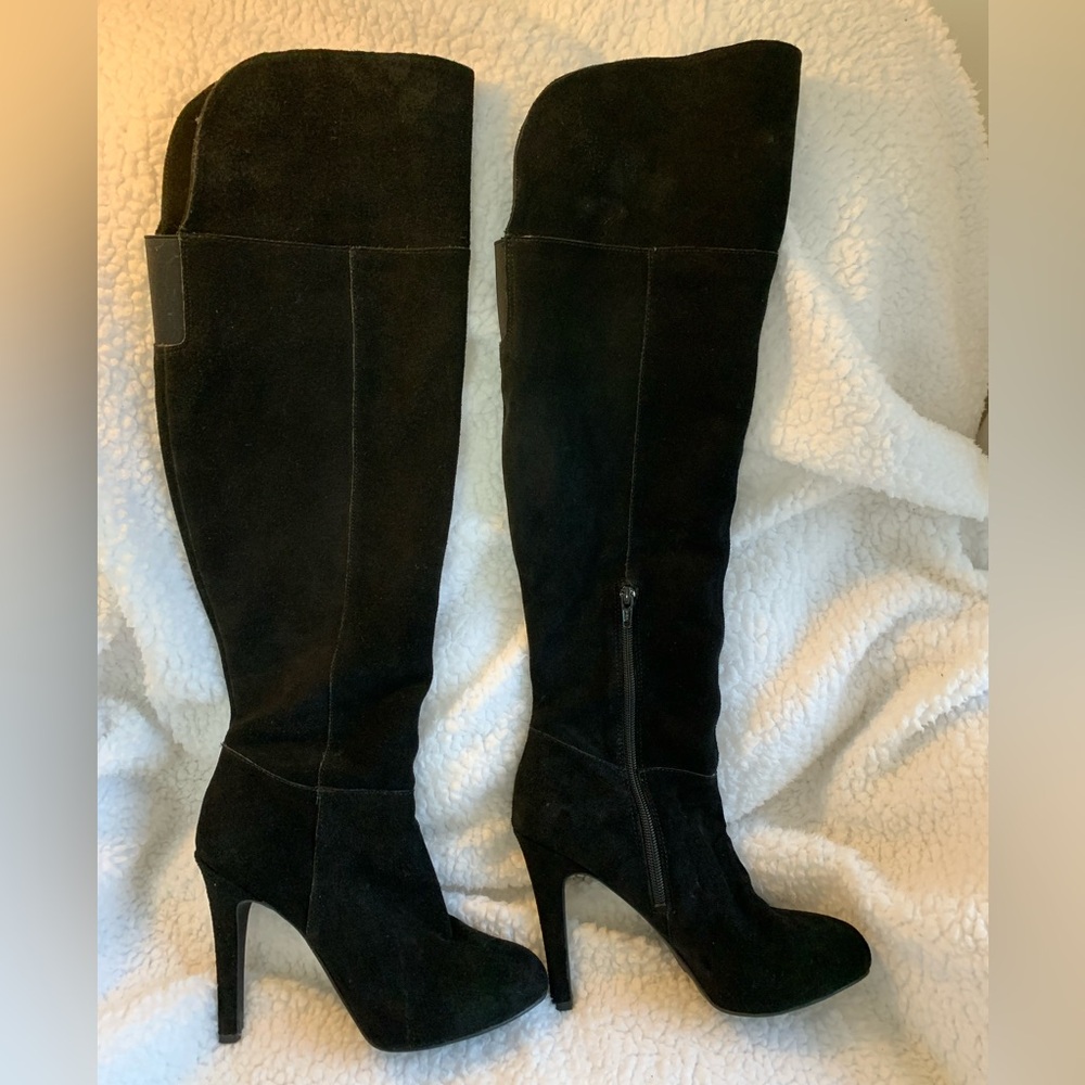 Jessica Simpson “Audrey” Suede Over-the-knee boots. 6.5 Black